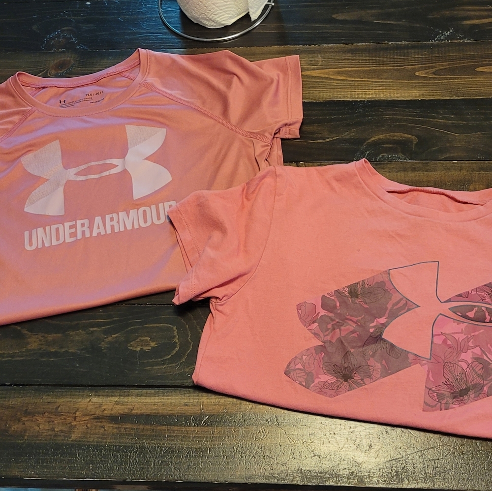 🩷Youth Under Armour tshirts